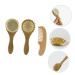PLAFOPE 1 Set Baby Hair Brush and Hair Dryer Set with Scalp Massage and Wood Comb - Newborn and Baby Hair Care Essentials - Buy Online on GoSupps.com