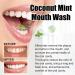 Oralhoe Coconut Mint Mouthwash | Natural Teeth Whitening & Pulling Oil | 5PCs with Tongue Scraper | International Shipping - Buy Online on GoSupps.com