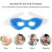 NEWGO Cooling Eye Mask for Puffy Eyes Hot Cold Therapy Gel Eye Mask with Lemon Scent Relief for Swollen Eyes Dark Circles Stress Migraine Headaches Sinus Pain - Blue - Buy Online on GoSupps.com