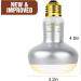 REPTI ZOO 100W 2 Pack Intense Basking Heat Lamp Bulb - Simulated Sunlight for Reptile Chick Brooder - UVA Heat Emitter - Buy Online on GoSupps.com