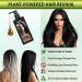 Shampooing instantan sans ammoniaque pour couvrir les cheveux gris ne tache pas le cuir chevelu couleur noire naturelle longue dur e shampoing pour homme/femme (Natural Black) Noir naturel - Buy Online on GoSupps.com