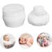 Buy 2 Sets Baby Powder Makeup Sponge Kit | Toddler Facial Sponges & Bath Puff | White PP Plastic | Perfect for Kids Makeup - Buy Online on GoSupps.com