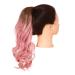 Shadow curly hair ponytail extensions claw in fake ponytail Tail hair piece afro long clip in synthetic blonde pink wavy wig brown to pink 26inches
