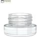 200 Pack 5ml Thick Clear Glass Containers with Black Child Resistant Lids for Oil  Lip Balm  Wax  Cosmetics - Buy Online on GoSupps.com