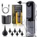 Ear Wax Removal Electric Ear Irrigation Flushing System with 4 Pressure Settings Ear Cleaner Earwax Removal Water Powered Ear Cleaner Safe and Effective Ear Cleaning Tool for Earwax Buildup Black1
