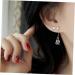 80 Pcs Bag Oil Dripping Alloy Pendant Pendant Mother Crystal Beaded 2.1X1.3CM Assorted Color - Buy Online on GoSupps.com