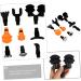 Frcolor 9Tlg Massage Head Set - Fascia Tips for Fitness Massage Devices | Black Swor Replacement Accessories - Buy Online on GoSupps.com
