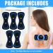 Flintronic Mini Neck Massager Patch - 5PC Portable EMS Massage Device for Arms Shoulders Back & Belly - International Shipping Available - Buy Online on GoSupps.com