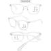 Vevesmundo Blue Light Filter Multifocal Reading Glasses for Men & Women - Progressive Visual Aid +1.0 to +4.0 - Transparent Lens - Buy Online on GoSupps.com