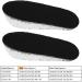 Premium Orthopedic Heel Lift Pair - 1.0 Inch Black Half Insole for Heel Pain and Leg Length Discrepancies - Buy Online on GoSupps.com