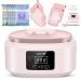 Paraffin Wax Machine for Hand and Feet -Paraffin Wax Warmer Moisturizing Kit Auto-time and Keep Warm Paraffin Hand Wax Machine for Arthritis (pink-)