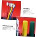 Housoutil 8 Pack Toothbrush Covers & Holders - Travel Plastic Toothbrush Box - Yellow - Buy Online on GoSupps.com