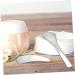 2-Piece Stainless Steel Spatula Set for Cosmetics - Ideal for Eye Cream Face Masks & Lotions - Buy Online on GoSupps.com