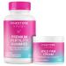 Pink Stork Fertility Gummies + Wild Yam Cream for Women: Folate Myo-Inositol Vitamin Gummies + Hormonal Balance Cream for Menstrual Cycle Reproductive Health and Conception Support