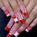 Shop 100pcs 3D Pink Red Strawberry Flower Nail Charms - Camellia Rose Butterfly & Resin Accessories for Stunning Nail Art Designs - Buy Online on GoSupps.com