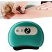 Verdant Touch Electric Gua Sha Brush 9-Temperature Heated Massage Device for Face & Body Portable Green Stencil for Spa-like Treatments - Buy Online on GoSupps.com