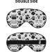 SSIMOO Dog Paw Pattern Eye Mask - Double-Sided Soft & Light Blocking for Better Sleep | International Shipping Available - Buy Online on GoSupps.com