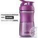 BlenderBottle SportMixer Tritan - BPA Free Protein Shaker & Water Bottle - Fitness Shakes (Plum 1 Pack) - Buy Online on GoSupps.com