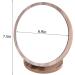 YOOMEISHALY Wooden 360-degree Rotating Desk Makeup Mirror - Portable Single-Sided Design for Bedroom & Bathroom - Buy Online on GoSupps.com