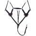 ARBO-INOX Breastplate Leather 5-point harness with martingale (Cob Black) Cob Black
