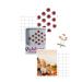 Shop Round Fancy Maroon Bindi with Stone | Stylish Bindi for Women & Girls - International Shipping Available - Buy Online on GoSupps.com