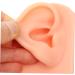ULTECHNOVO Silicone Ear Model for Practice and Display - Khaki Silicone Human Ear Prosthesis with Perforation - Buy Online on GoSupps.com