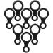 EIHI 35kN abseiling device figure of eight climbing 8 descender for rope diameter 8-13 mm