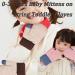 2 Pairs Toddler Warm Knitted Mittens with String for Ages 0-3 Years, Black + Grey - Buy Online on GoSupps.com