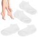 2 Pairs of Moisturizing Socks Foot Spa Socks Moisturizing Exfoliating Socks Moisturizing Care Elastic Anti Cracking Foot Skin Cares Socks Elastic Foot Care Socks White(M(36-38))