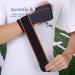 Buy Pwshymi Black-Orange Wrist Brace | Durable Sports Support with Hook & Loop Strap - Ideal for Athletes | International Shipping Available - Buy Online on GoSupps.com