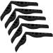 ACCROL 3/5/10 piece of fogless accessories for masks glasses silicone anti-fog nose bridge pads anti-fitting silicone nose bridge prevents the fitting of glasses (color: black size: 5 5 PCs black
