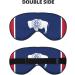 Wyoming State Flag Reversible Sleep Mask - Adjustable Polyester Eye Mask for Ultimate Comfort & Light Blocking - Perfect for Travel - Buy Online on GoSupps.com