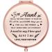 onederful Aunt Gifts Travel Compact Pocket Mirror for Aunt from Nephew  Birthday Mother s Day Ideas for Aunt -to My Aunt for (Rose Gold)