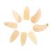 8 Pcs Guzheng nail pieces guzheng nails small guitar pick punch guzheng practice tools kids guitar picks guzheng prelectrum pipa child horns protection erhu musical instrument 2.7X1.2X0.1CM Yellow