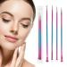 Blackhead Comedone Acne Pimple Blackhead Remover Tool Spoon for Face Skin Care Tool Needles Facial Pore Cleaner (B) - Buy Online on GoSupps.com