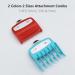 Professional Hair Clipper Guide Combs - 2 Piece Set for Wahl Magic Clip - Precision Cutting Guards (1/16 3/16 1.5mm 4.5mm) - Multi-Colored - Buy Online on GoSupps.com