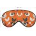 Outdoor Light-Blocking Eye Mask | Orange Chicken Pattern | Air Travel & Multi-Functional Polyester Eye Mask - Buy Online on GoSupps.com