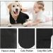 Meioro XL All Black Hooded Sweater for Dogs - Warm Pet Hoodie for French Bulldogs & Pugs - Cute Zippered Clothing - Buy Online on GoSupps.com