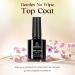 Beetles Gel Polish Top Coat & 5D Flower Nail Stickers - No Wipe UV LED - Perfect for Girls & Women | Garden Walk Design - Buy Online on GoSupps.com