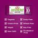 Just Great Stuff Organic Cacao Acai Protein Bars - Gluten Free, Vegan, Non GMO - 12 Pack - Buy Online on GoSupps.com