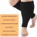 Plus Size Compression Sleeves for Calves | 5XL Wide Calf Relief for Varicose Veins Swelling & Soreness | Ideal for Work Travel & Sports - Black - Buy Online on GoSupps.com
