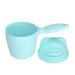 Baby Bath Rinse Cup removable baby bath mug baby shampoo rinser tear -free waterfall rinser baby bath rinser bucket Kid wash hair bathing flusher for baby tub green bathroom security