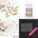 Bohen Long Coffin False Nails - Glossy Green Ballerina Press-On Nails for Women & Girls | 24 Pcs Party Set - Buy Online on GoSupps.com