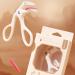 Tuxxjzm Eyelash Curler Eye Plier Curl Eyelash Curler with Comb Eyelash Curler Quick Natural Curl Comfortable Grip Curved Eyelash Curler for All Eye Shapes and Sizes - Buy Online on GoSupps.com