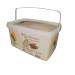 Cocoa Butter Chips Flakes - 4 lb | Sealed PP Square Pail | Resealable Lid | Microwave & Freezer Safe - Buy Online on GoSupps.com