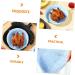 Zerodeko Air Fryer Pad Air Fryers Roasting Pan Reusable Steamer Patches Oven Baking Pan Household Parchment Blue 21X18.5X4CM - Buy Online on GoSupps.com