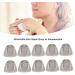 Soft Open Domes for Hearing Aids - 10 Silicone Earplugs Replacement Parts | Black Layer Earplugs - Buy Online on GoSupps.com