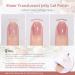 GAOY 23 Pcs Jelly Gel Nail Polish Kit - Nude Clear Pink Colors Set with Top Coat and Base Coat for DIY Manicure and Pedicure - Buy Online on GoSupps.com