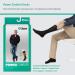 Juzo 20-30 mmHg Power Comfort Knee High Closed Toe Compression Socks - Retro Black 2XL Standard | International Shipping Available - Buy Online on GoSupps.com