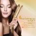 2-in-1 Twist Straightening Curling Iron - 5 Temp Settings - Hair Straightener and Curler - LED Display - Dual Voltage - A-Gold - Buy Online on GoSupps.com